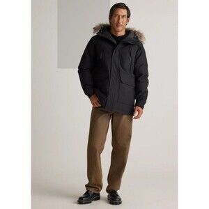 *NWT *Quince Men’s Responsible Down Hooded Parka Coat-Black-$400 Retail-Size M